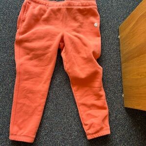 Women’s coral Carhartt joggers
